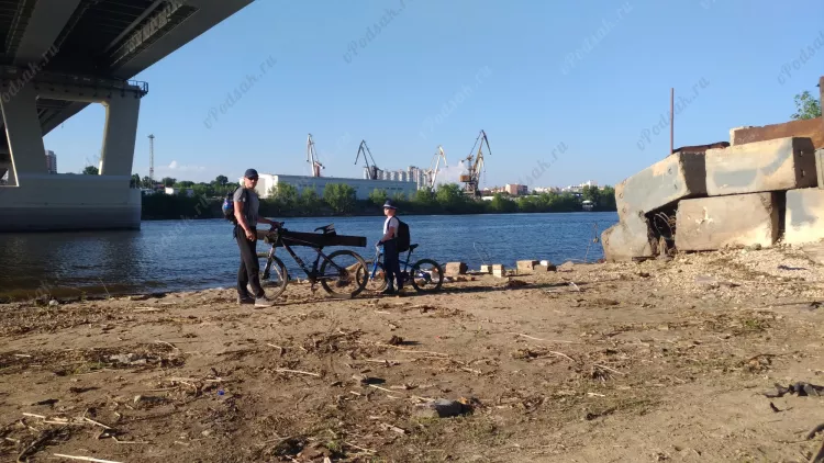 На велосипеде на рыбалку