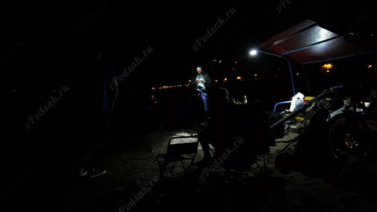 Ночная ловля леща в компании рыбаков с чайной церемонией