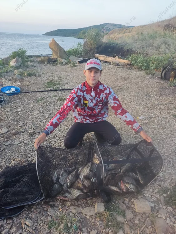 Отчёт о рыбалке Отчёт о рыбалке Самарская область Сызрань Река Волга Летняя рыбалка Ловля на фидер
