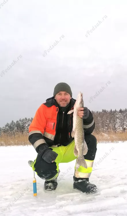 Отчёт о рыбалке Отчёт о рыбалке Кюменлааксо Хамина Озеро / Пруд Без названия Зимняя рыбалка Ловля на жерлицы
